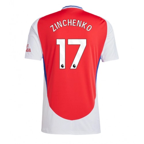 Moški Nogometni dresi Arsenal Oleksandr Zinchenko #17 Domači 2024-25 Kratek Rokav